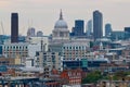 Panorama of the City of London - St. Pauls Cathedral