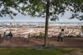 Panorama of the city, Lyon, France