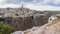 panorama of the city Matera, Italy Royalty Free Stock Photo