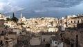 panorama of the city Matera, Italy