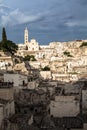 panorama of the city Matera, Italy