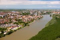 Panorama of the city of the Osijek