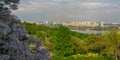 Panorama of the city overlooking the Dnieper. Kiev