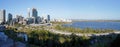 Panorama of the city of Perth, Australia Royalty Free Stock Photo