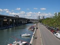 Pescara, D`Annunzio bridge Royalty Free Stock Photo