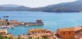 Panorama of the city of Portoferraio