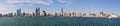 Panorama of City in qingdao Royalty Free Stock Photo