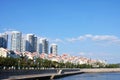 Panorama of City in qingdao Royalty Free Stock Photo