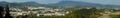 Panorama of city Roznov pod Radhostem, Czech Repub Royalty Free Stock Photo