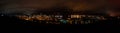 Panorama of the City of Saint John, New Brunswick, at night