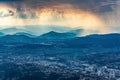 Panorama of the city of Sarajevo Royalty Free Stock Photo