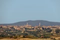 Panorama of city of Siena. Tuscany region in Italy Royalty Free Stock Photo