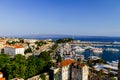 Panorama of the city of Split in Croatia view from above Royalty Free Stock Photo