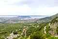 Panorama of city Split from fortress Klis - Croatia