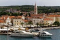 Panorama of the city of Supetar on the island of Brac