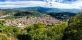 Panorama of city Taxco in Mexico