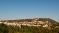 Panorama of the city of Veliko Tarnovo from Bulgaria Royalty Free Stock Photo