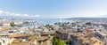 Cityscape of Geneva with fountain Jet d`eau in Switzerland Royalty Free Stock Photo
