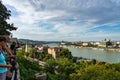 Panorama cityscape view in Budapest, Hungary.