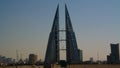 Panorama cityscape view to Manama city, Bahrain