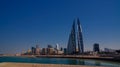 Panorama cityscape view to Manama city, Bahrain