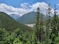 Panorama from Civitella Alfedena, a nice town in Abruzzo, Italy.