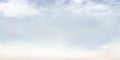 Panorama Clear blue sky and white cloud detail with copy space. Sky Landscape Background.Summer heaven with colorful clearing sky Royalty Free Stock Photo