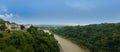 Panorama from clifton suspension bridge in bristol