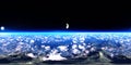 HDRI, environment map , Panorama of clouds