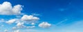 Panorama cloudscape in bluesky background.