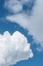 Cloudy sky with cumulo nimbus clouds Royalty Free Stock Photo