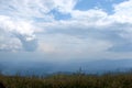 Ukrainian Carpathian Mountains. Mountain range Borzhava near the village Volovets Zakarpattya region. Ukraine. Royalty Free Stock Photo