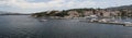 Panorama of the coast of Corfu Royalty Free Stock Photo
