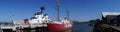 Panorama, Coast Guard Cutter and Lightship