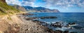 Kaena Point Landscape Panorama Royalty Free Stock Photo