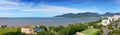 Panorama of coastline Cairns North Queensland Australia Royalty Free Stock Photo