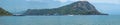 Panorama of coastline of mediterranean sea turkey Royalty Free Stock Photo