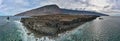 Panorama of coastline near La Maceta - El Hierro Canary Islands Royalty Free Stock Photo