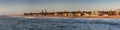 Panorama of the coastline of Swakopmund Royalty Free Stock Photo