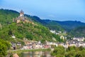 Panorama of Cochem with Imperial castle