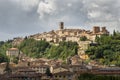 Panorama of Colle di Val d'Elsa, the city of crystal, Tuscany, Italy