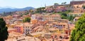 Panorama of the colored city of Portoferraio.