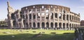 Panorama of the Colosseum in Rome