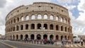 Panorama of the Colosseum in Rome