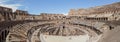 Panorama of the Colosseum in Rome