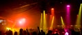 Panorama of a concert Royalty Free Stock Photo