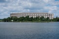 Panorama of the Congress Hall of Nazi party rally grounds of Nuremberg Arcade