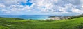 Panorama of Cornish coast in St Ives Royalty Free Stock Photo