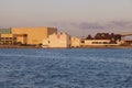 Panorama of Corpus Christi at sunrise