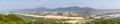 Panorama of Costao do Santinho view, Aranha mountain Royalty Free Stock Photo